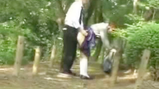 Parejas Amateur Asiáticas Calientes Sorprendidas follando en el parque