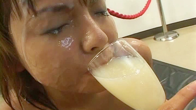Cum ing Arisa Shirasaki in hot Asian bukkake