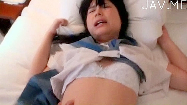 Young and sweet cutie blows a massive cock and gets rammed