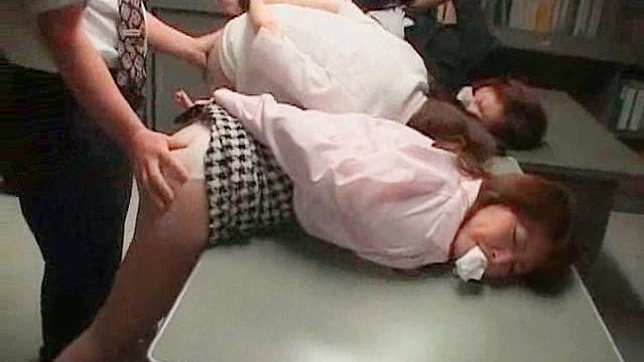Pretty japanese pornstars are ing about bondage sex
