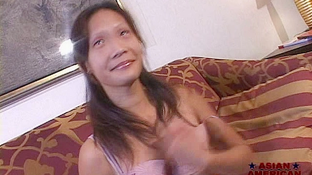 Anita Wang plays with her slit during naughty solo
