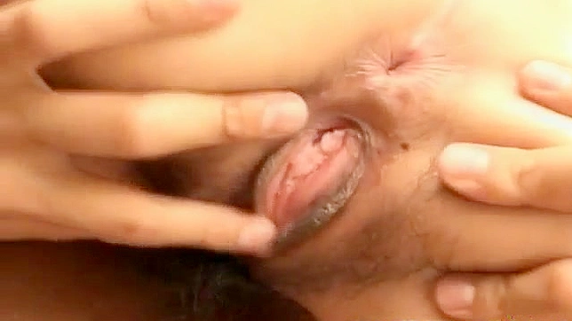 Mio gets hairy pussy spread for a fucking