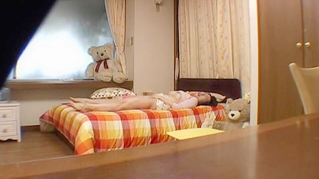 Sweet Japanese Girl Caught in Self-Indulgent Act on Spy Camera