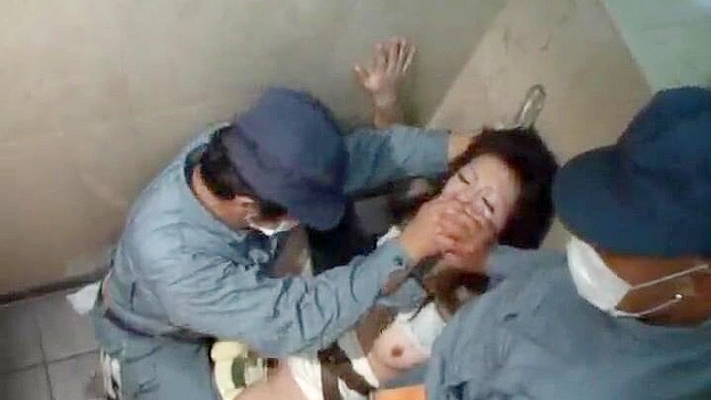 Toilet Cleaners' Savage Cruelty of Helpless Nippon Woman in XXX acting