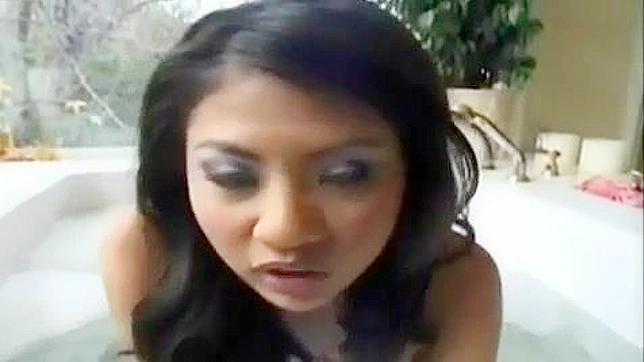 Asian MILF in bathtub orgy with multiple partners