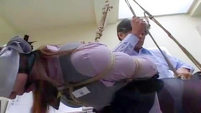 Bondage in the Middle of Office by Mad Colleague and Japanese Secretary