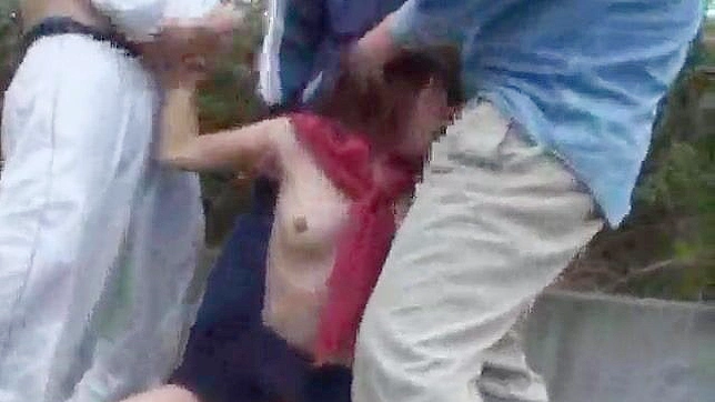 Japanese Schoolgirl Rough Encounter with Locals on her way to school