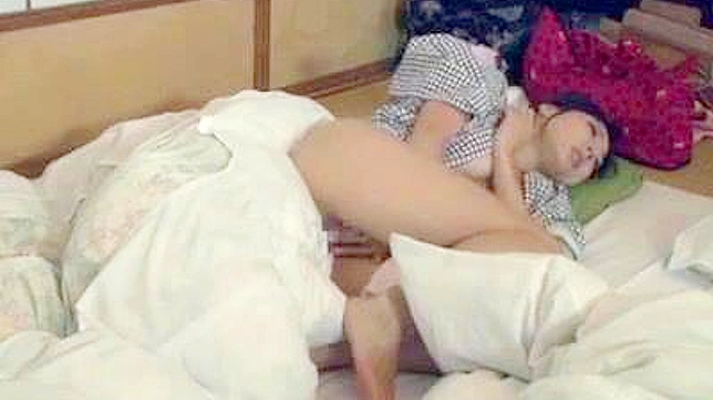 Naughty Stepsisters Seduce Lucky Boy in Shared bedroom