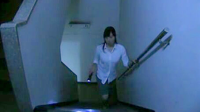Nippon MILF Desk Drenched in Jizz, Bravely Spends Night at Work to Solve the Mystery
