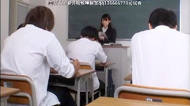 Blackmailing Nerd Secret Sex with Teacher exposed in JAV Porn