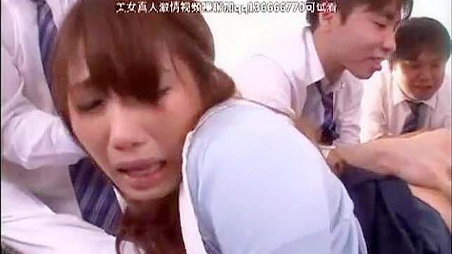 Violet Boys Take Advantage of Home Alone Girl in Wild Gangbang