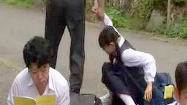 Sexy Schoolgirl Gets Naughty with Filthy Teacher in Nature on Field Trip