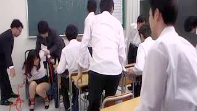 Oriental Classroom Intrigue - A Teacher's Unexpected Encounter
