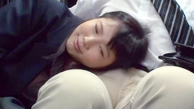 Public Bus Blowjob by Horny Asians Schoolgirl and Businessman