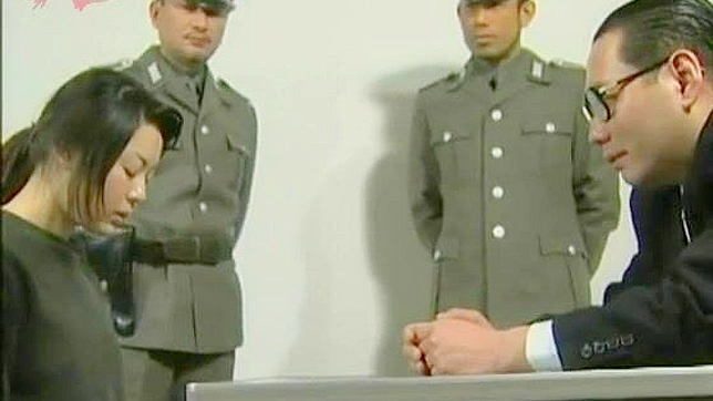 Military Prison Interrogation Gone Wild - A Hardcore Gangbang