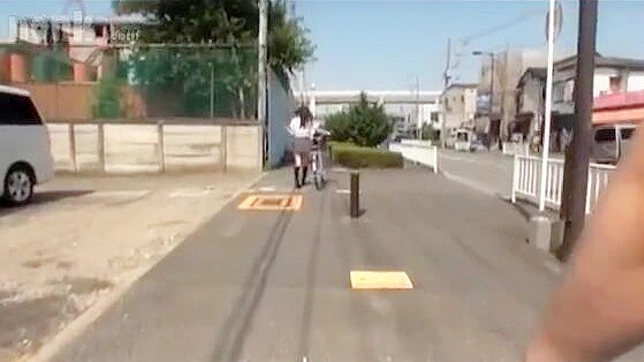 GangBanged on her way home from school - Coed teen wild ride