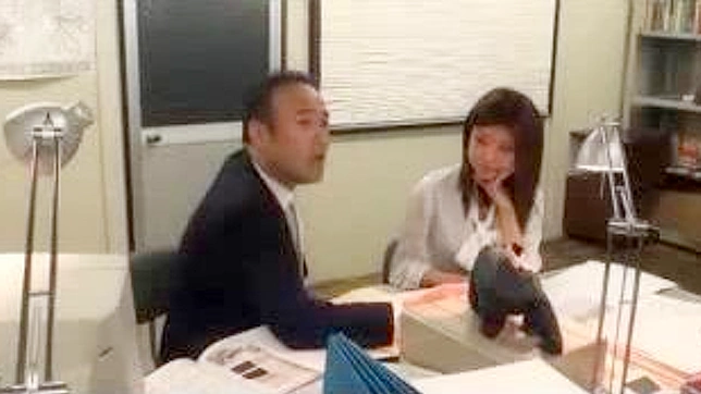 Asians Office Affair - Exhausted Secretary Gets Fucked by her Boss
