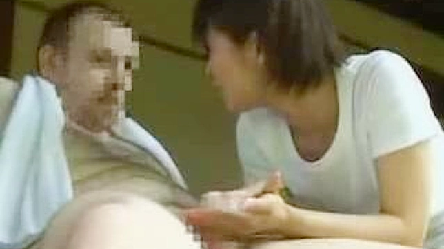 Countryside Cock Cleaning Service with Busty Girls in Japanese CFNM