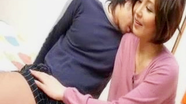 Japanese Stepson Secret Solos Exposed by Hot Stepmom
