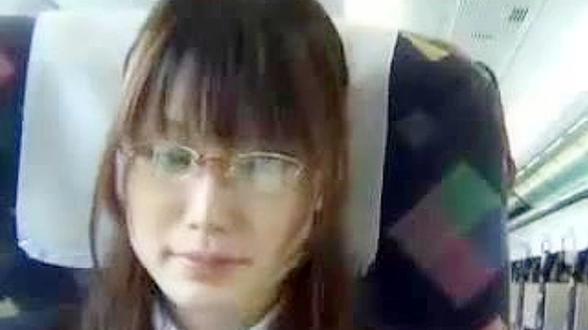 Public train ride turns pervy for schoolgirl in Japan