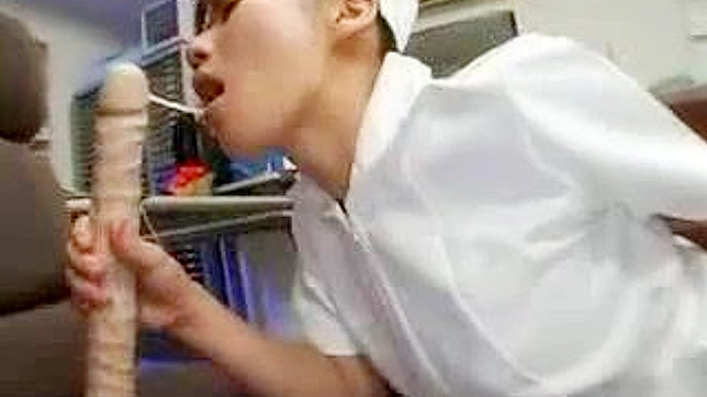 Naughty Nurse Solo Playtime in Late Shift