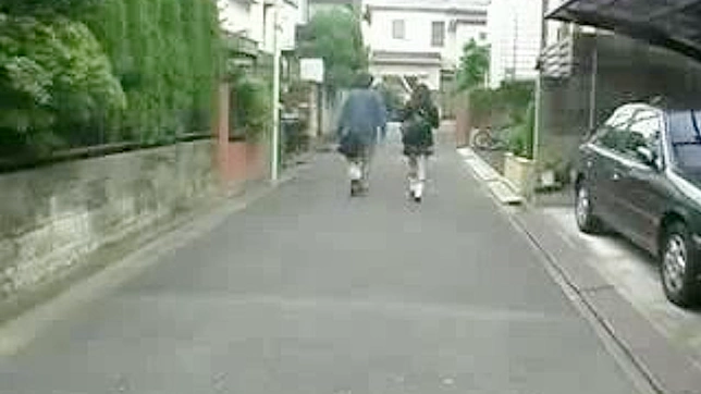 Unwilling Japan girl steamy sex session with insistent partner