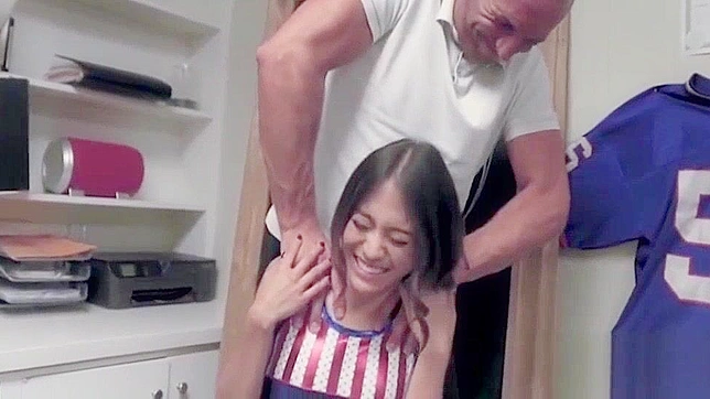 Jasmine's Interracial Blowjob with Her College Teacher