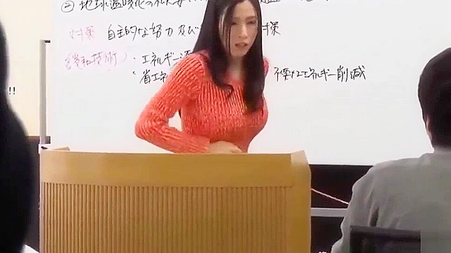 Japanese Teacher's Blowjob & Cumshot on Test Day