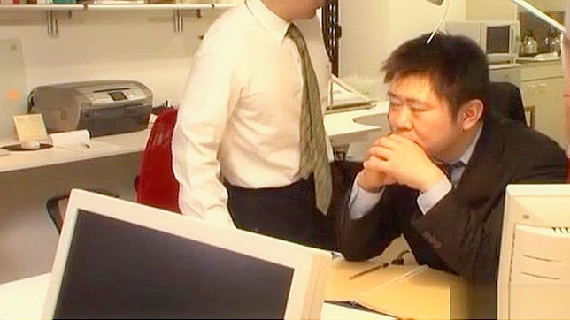 Naughty Kana Otowa's Stunning Handjob in the Office