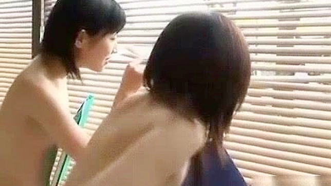 Public Group Sex with Cougar Office Ladies and Toy Boy in Japan