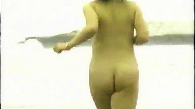 Japanese Beach Run with Nude Pretty Lady for Ultimate XXX Pleasure