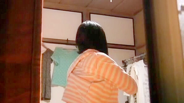 Unleashed Lust: Japanese MILF's Intimate Masturbation, Despite the Risk of Neighbors' Scorn