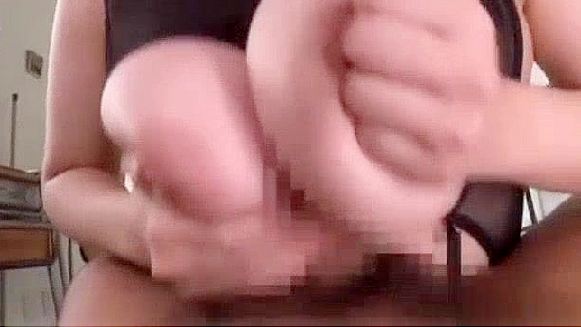 Japanese Pornstar Nakamura Chie Tight Titfuck with Hard Pole
