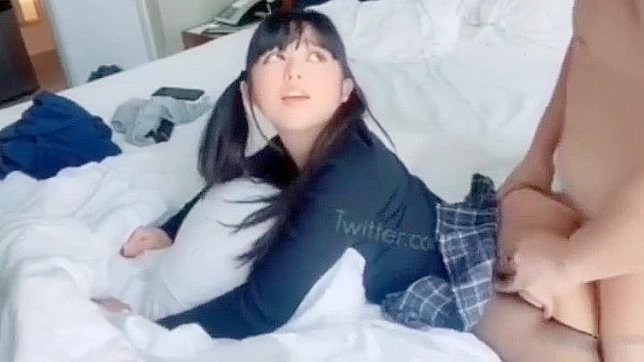 Japanese Schoolgirl Seduced by Her Tutor in Wild Sex Session