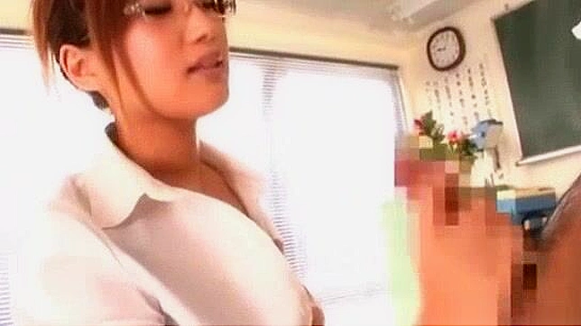 Japanese Teacher Sensual Lessons with Rio Fujisaki - Forbidden Desires Unleashed!