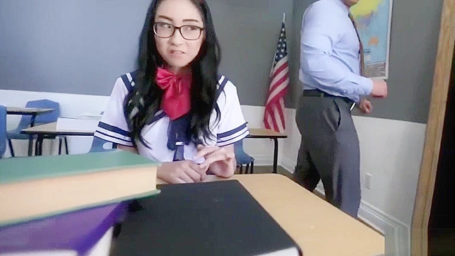 Japanese Schoolgirl Naughty Secret Exposed by Dominant Teacher