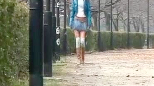 Jap babe public peeing outdoor fun in Japan - must-watch Japanese porn