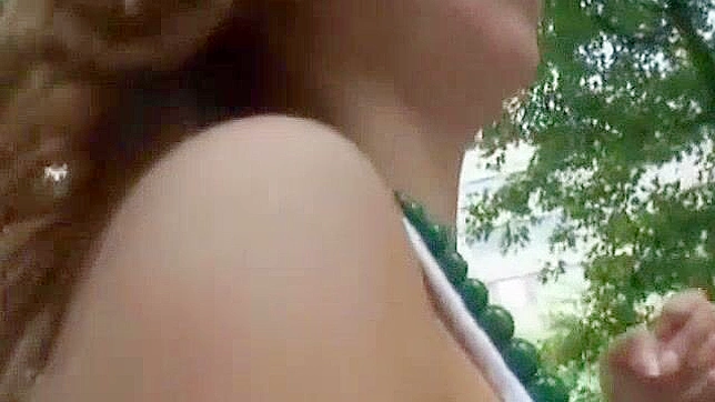 Exotic Japanese Girl in Horny Fingering Session - Outdoor JAV Movie