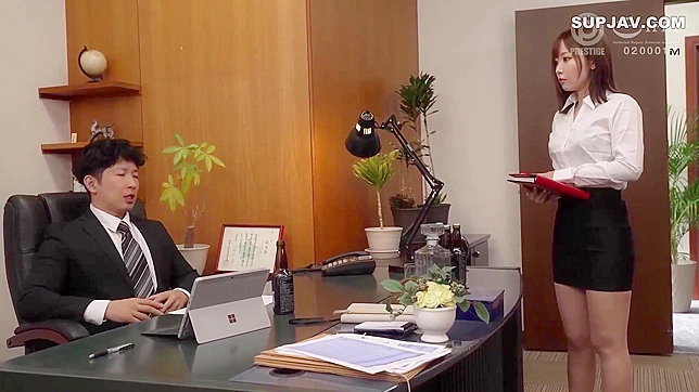 Japanese Secretary Fulfills Boss's Task on Vibrators, Softcore Fantasy