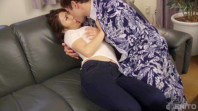 Ayumi Shinoda Eagerly Sucks Fellow's Pulsating Boner Until He Blasts Off Wildly