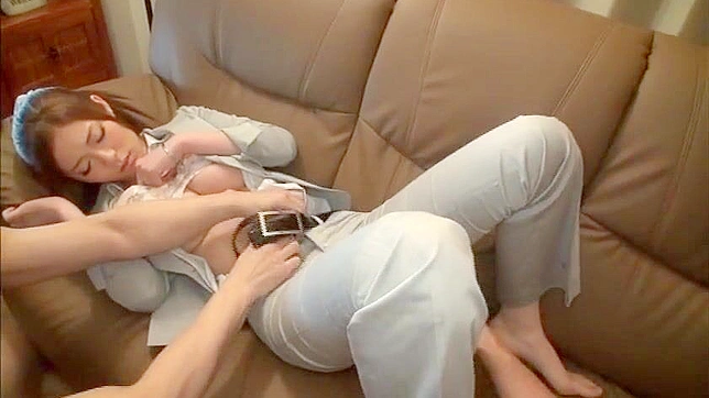 Leggy Japanese Beauty Sucks Cock Like a Pro, Making Every Second Count