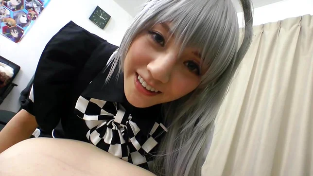 Cosplay porn experience in POV with Rei Mizuna