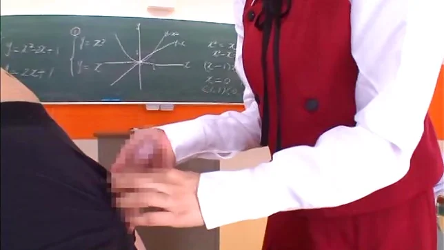 Sweet schoolgirl in glasses Mayu Nozomi fucks with her male teacher 5