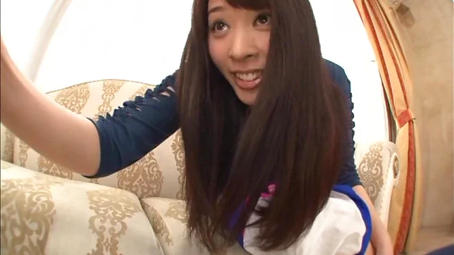 Young Japanese girl Misaki Honda enjoys pussy insertion 4