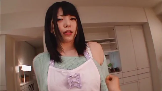 Sexy housewife Ai Uehara enjoys hardcore bang in the kitchen